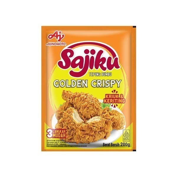 

HPM - Sajiku Tepung Bumbu Golden Crispy 200 Gr - AMY