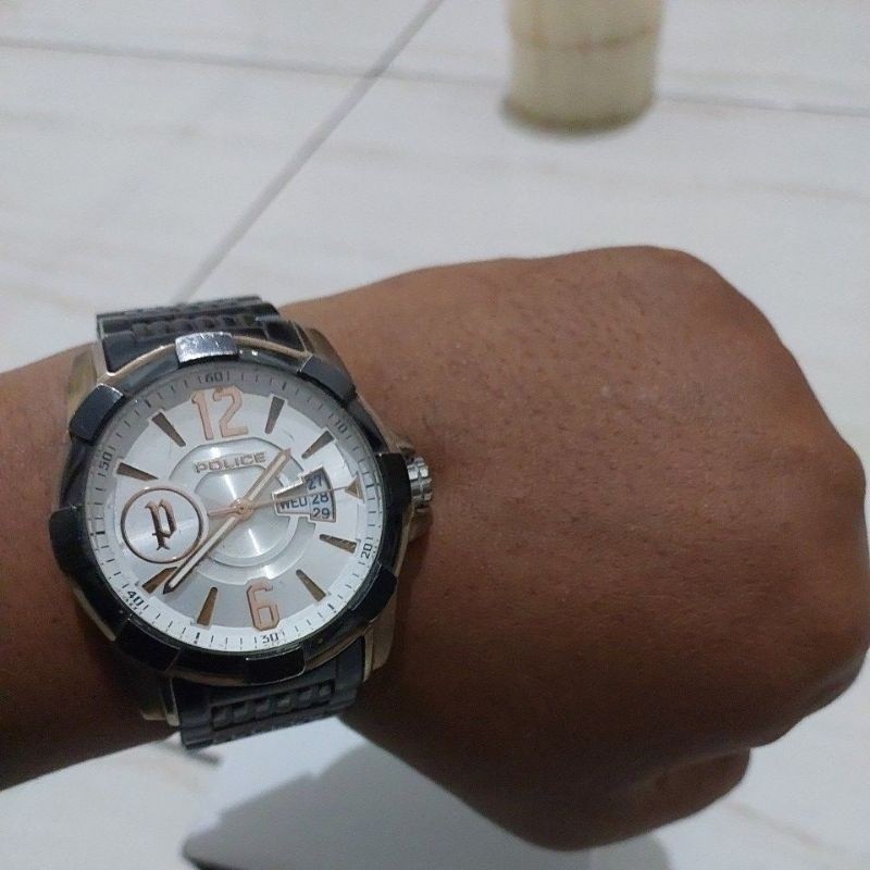 jam tangan original police preloved second bekas