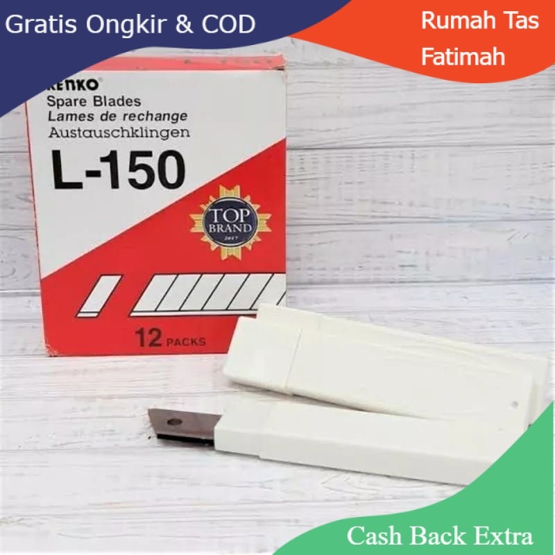

Promo ISI CUTTER KENKO L-150 / ISI CUTTER KENKO BESAR By Rumah Tas Fatimah