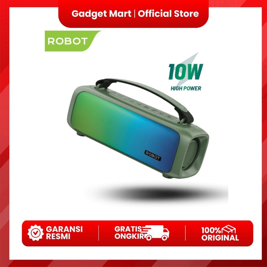 Robot Speaker RB570 Bass Boost RGB Lights IPX5 Bluetooth 5.3