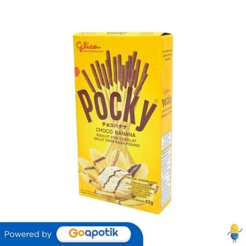 

Pocky Biskuit Stik Bersalut Cokelat Rasa Pisang 42 Gram