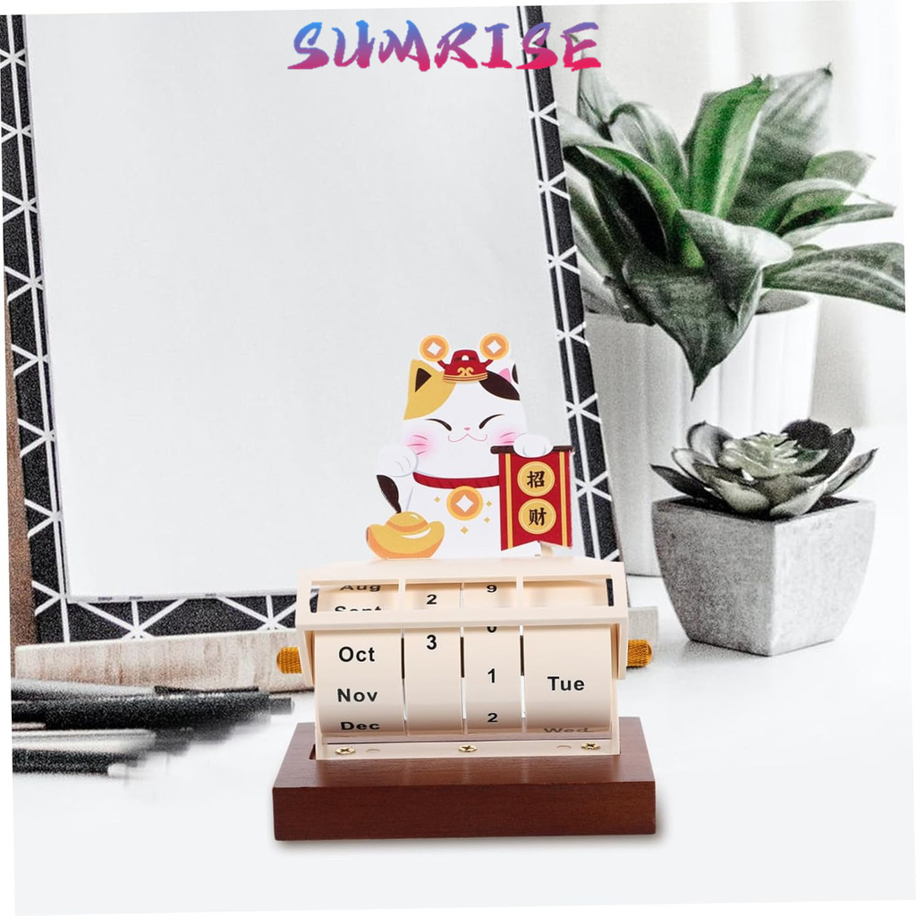

Kalender Roda Berputar Rotatable Calender Kalender Meja Sepanjang Masa Kartu Pengingat Kalender Baru Kalender Abadi Desktop
