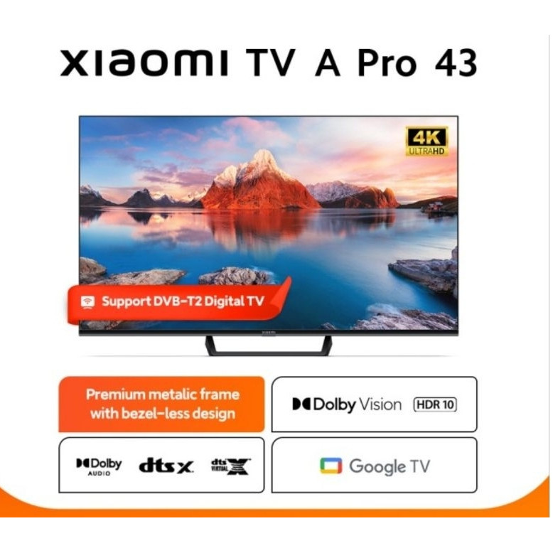 ANDROID TV XIAOMI 43 INCH 4K  GARANSI RESMI XIAOMI ORIGINAL