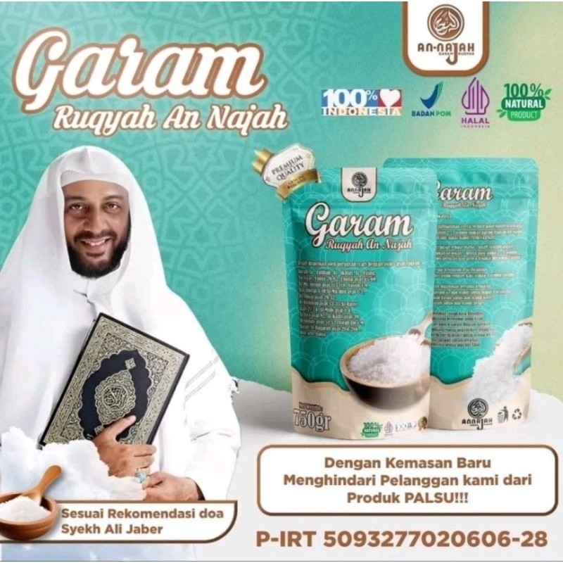 

Garam Ruqyah AnNajah 100% Original Untuk : Tolak Bala , Santet , Buka Aura , Enteng Jodoh , Kesehatan Non Medis , Enteng Rejeki
