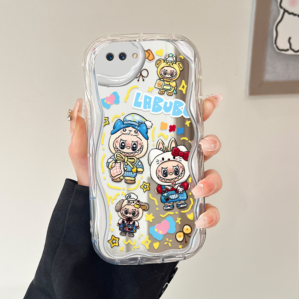 Casing Animasi Selebriti Internet Untuk For Realme C1 Labubu Cute Cartoon Mirror Cermin Phone Case S