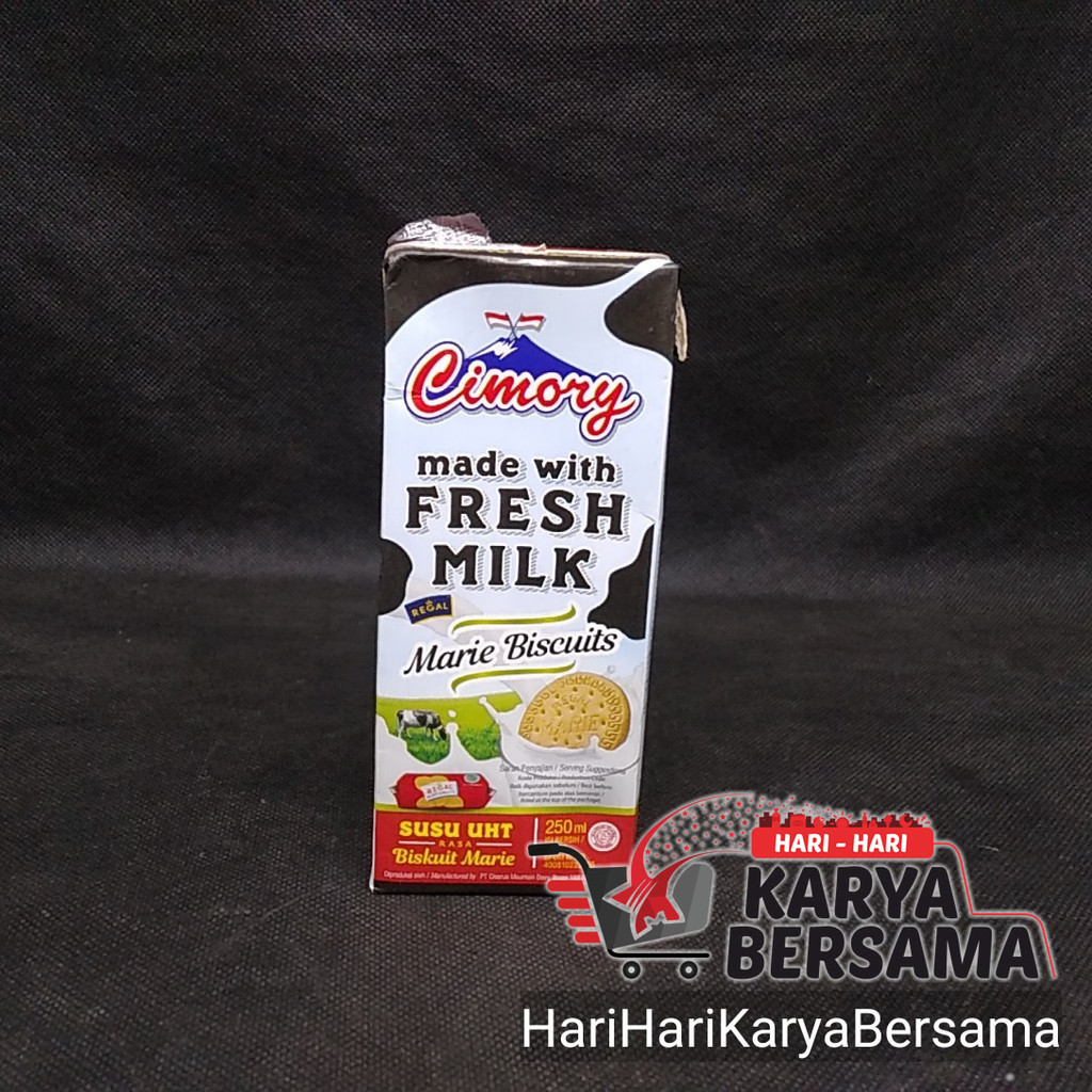 

MINUMAN SUSU CIMORY FRESH MILK MARIE BISCUITS UHT 250ML