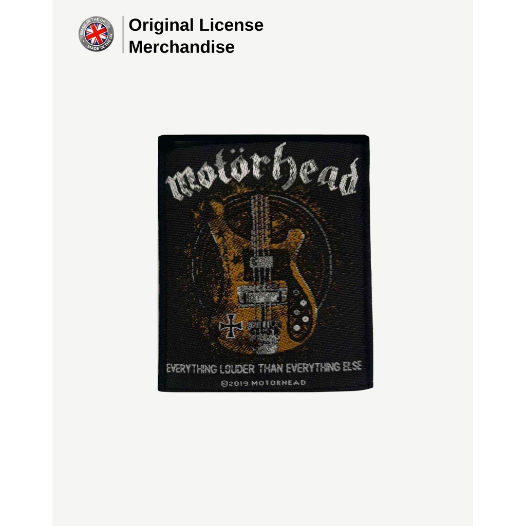 Patch Emblem Badge Lemmys Bass Musik Band MOTORHEAD Patch Aksesoris