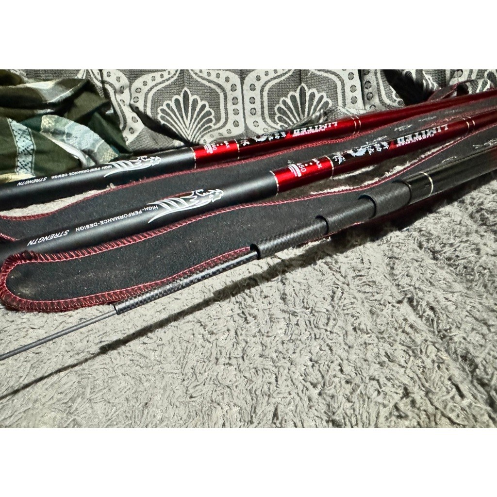 joran pancing tegek 360, 450, 540 X cross Limited