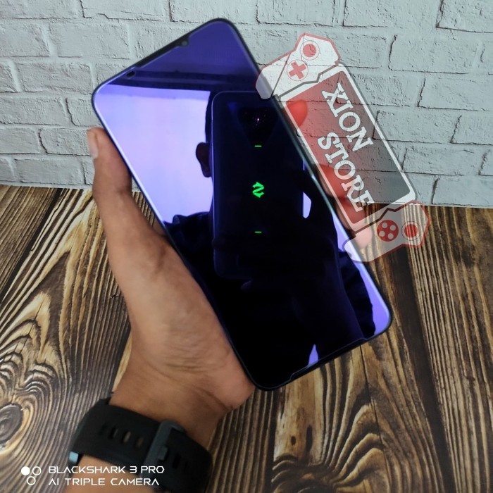 AMERTA Tempered Glass anti uv Blackshark 3 & 3pro temperedglass TG Blue Pro - BlackShark 3Pro
