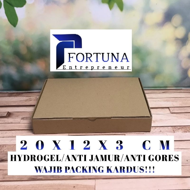 

[ FORTUNA ] WAJIB!!! PACKING KARDUS 20X12X3 CM/PACKING ONLINE/BOX KARTON