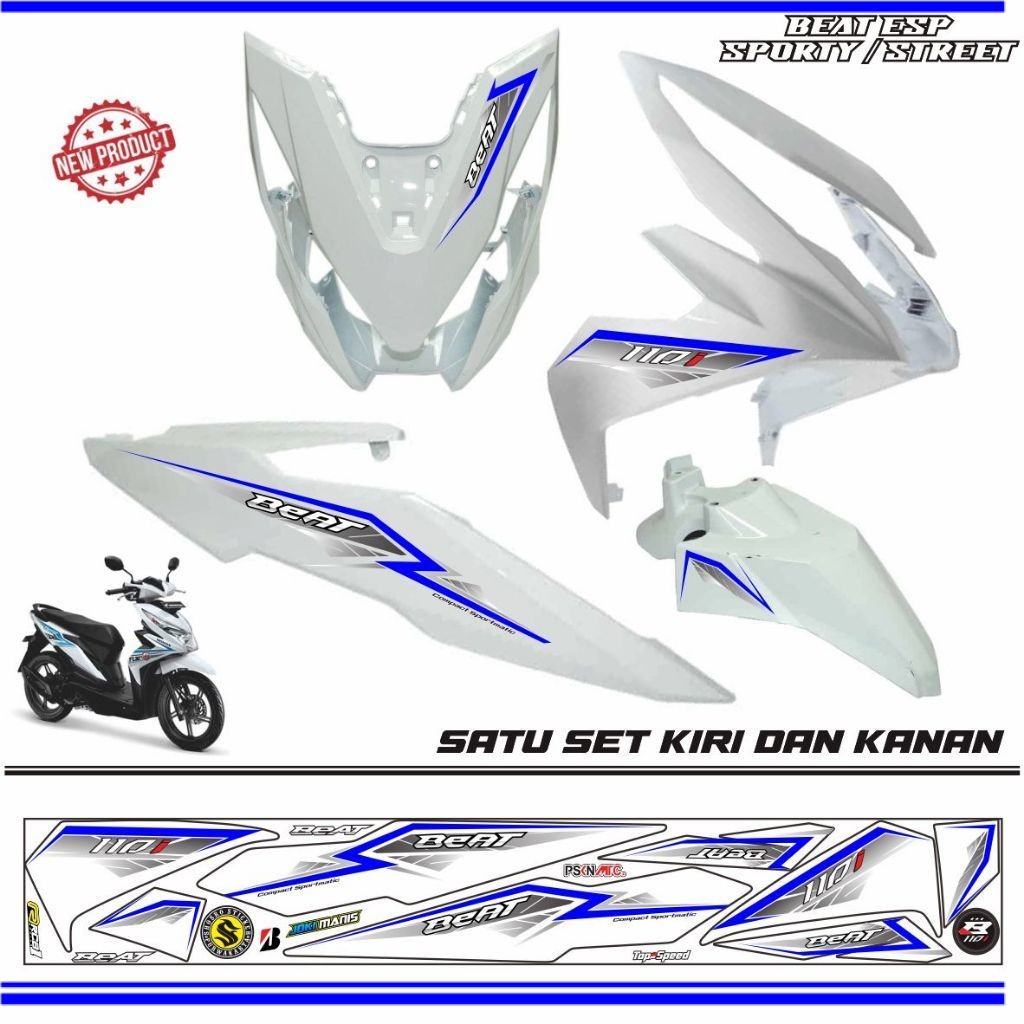 COD- Striping variasi motor beat esp 2017/ stiker beat street 2018 stiker variasi VARIASI