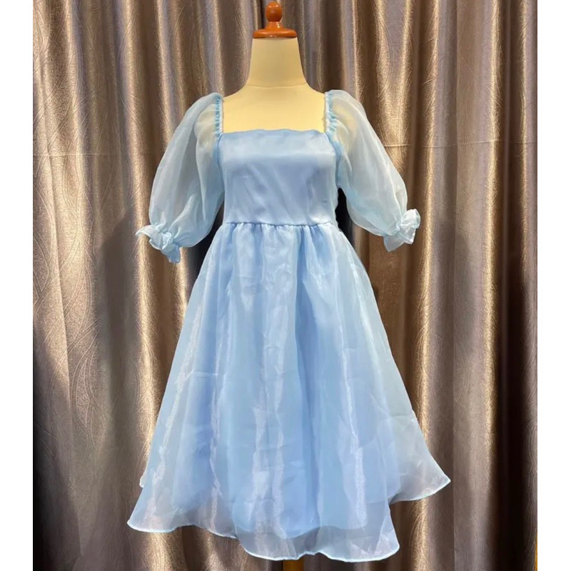 FLK-MINI DRESS PUFFY ORNELA / GAUN PESTA ORGANZA FASHION / NEW DRESS / DRESS NATALAN TERBARU 2022-20