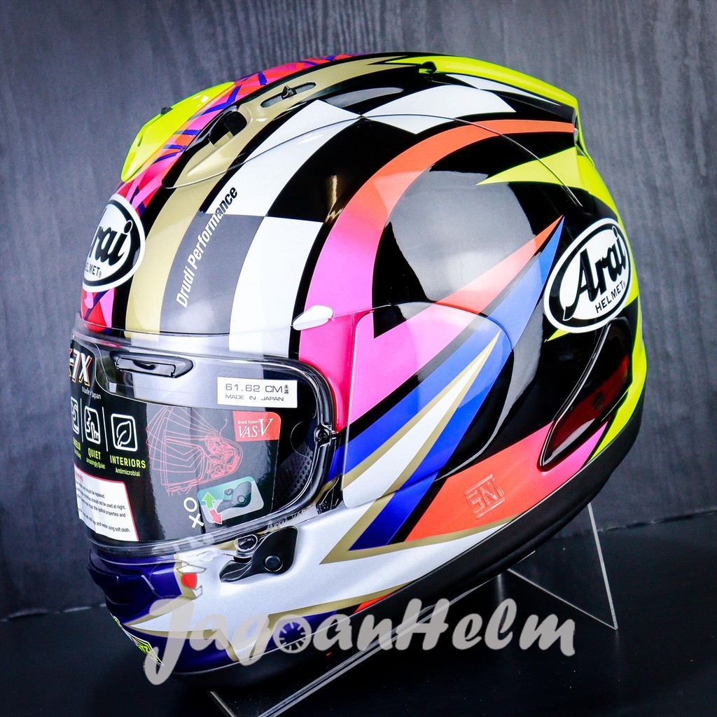 ARAI HELM RX-7X SCHWANTZ 30TH | WHITE BLACK YELLOW | ARAI RX7X FULLFA