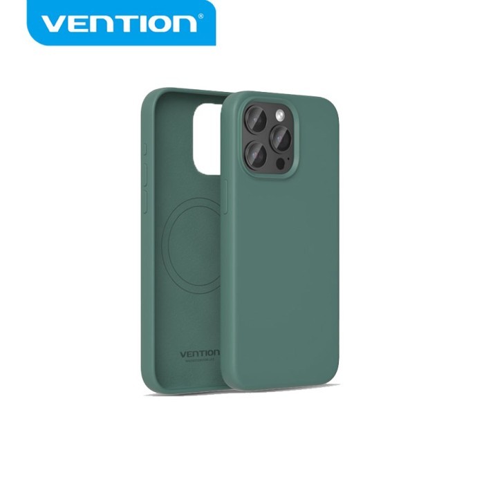 Vention Casing iPhone 13 Mini Pro Max Magnetic Magsafe Liquid Silicone Case - Cypress, iPhone 13