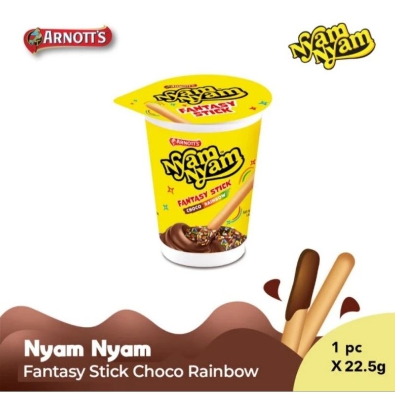 

NYAM NYAM CHOCO RAINBOW 22,5 GR