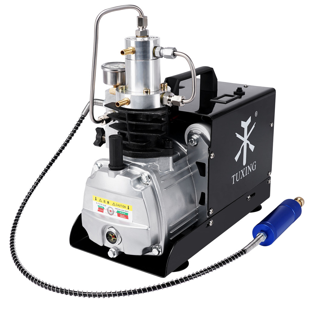 TUXING TXES021 300Bar PCP Air Compressor Electric 4500Psi High Pressure Air Compressor for PCP Scuba