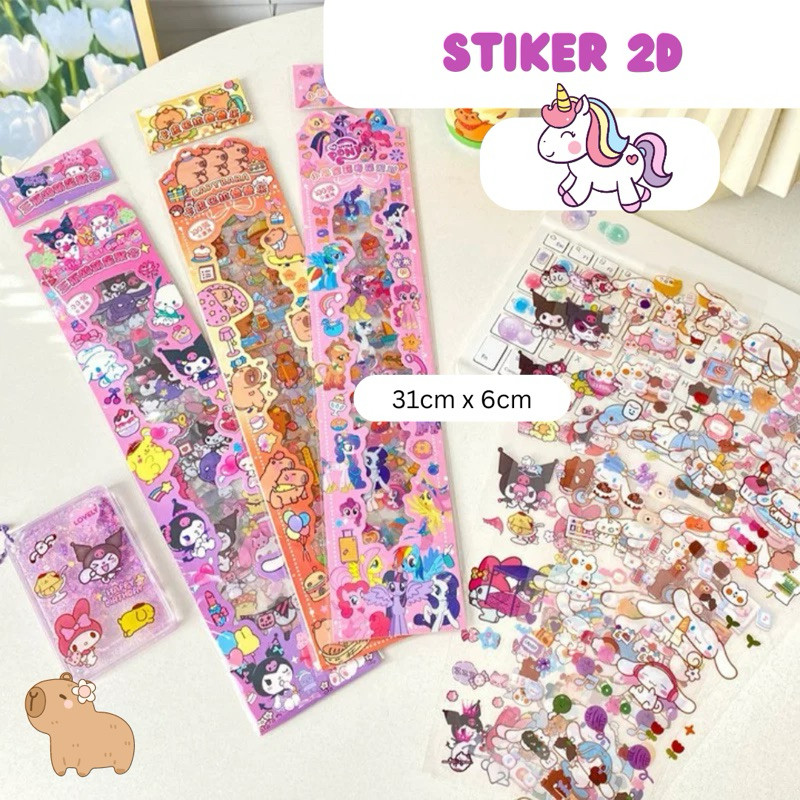 

mainan anak STIKER 2D KARAKTER / stiker anak karakter panjang