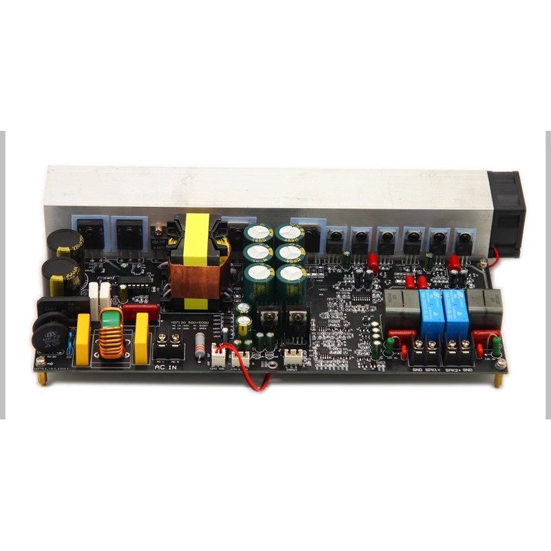 YD1000W High Power Class D Digital Amplifier Board Dual Channel 500W * 2 Bridge 1000W with Switching