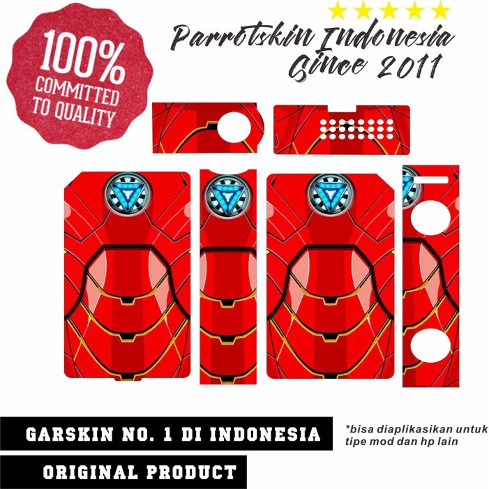 

Garskin Premium Tesla invander III Ironman - free custom all