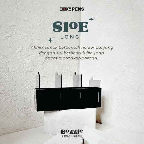 

Boxypens Bozzle Organizer Sloe Long Acrylic Pen Stand With Posca