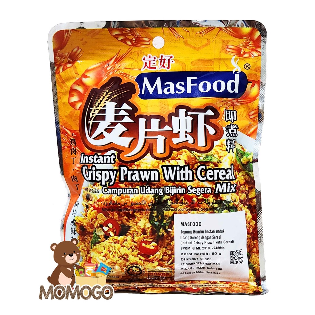 

MASFOOD INSTANT CRIPSY PRAWN WITH CEREAL 80GR