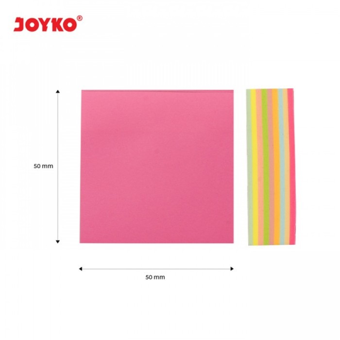 

Memo Stick Joyko MMS-4 Kecil Isi 9 Warna 50 x 50 mm -Pak 225 lembar