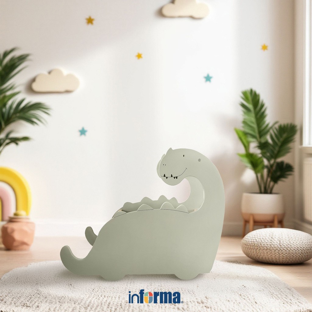 Informa Dion Kotak Penyimpanan Anak - Hijau Kotak Serbaguna Wadah Simpan Storage Box Boks Organizer 