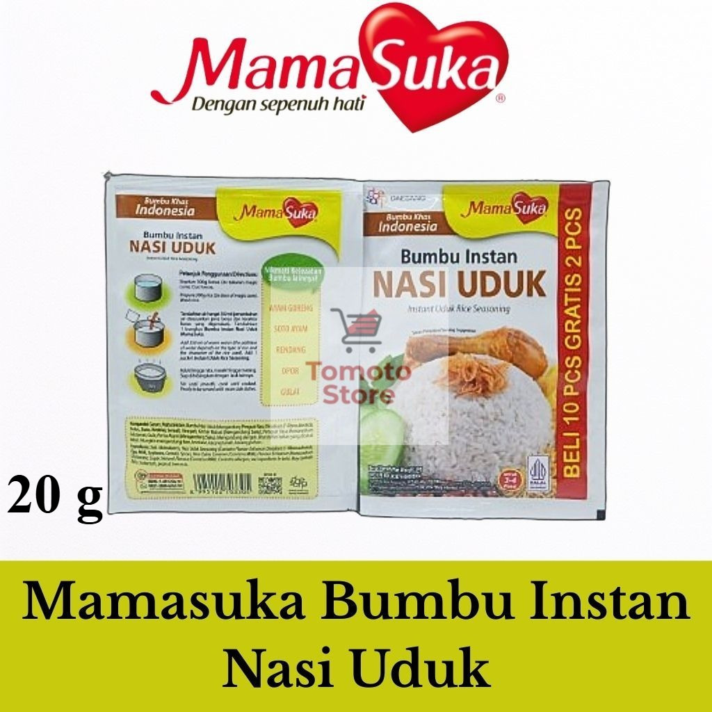 

✨ TOMOTOSTORE ✨ MAMASUKA Bumbu Instan Nasi Uduk 20 gr