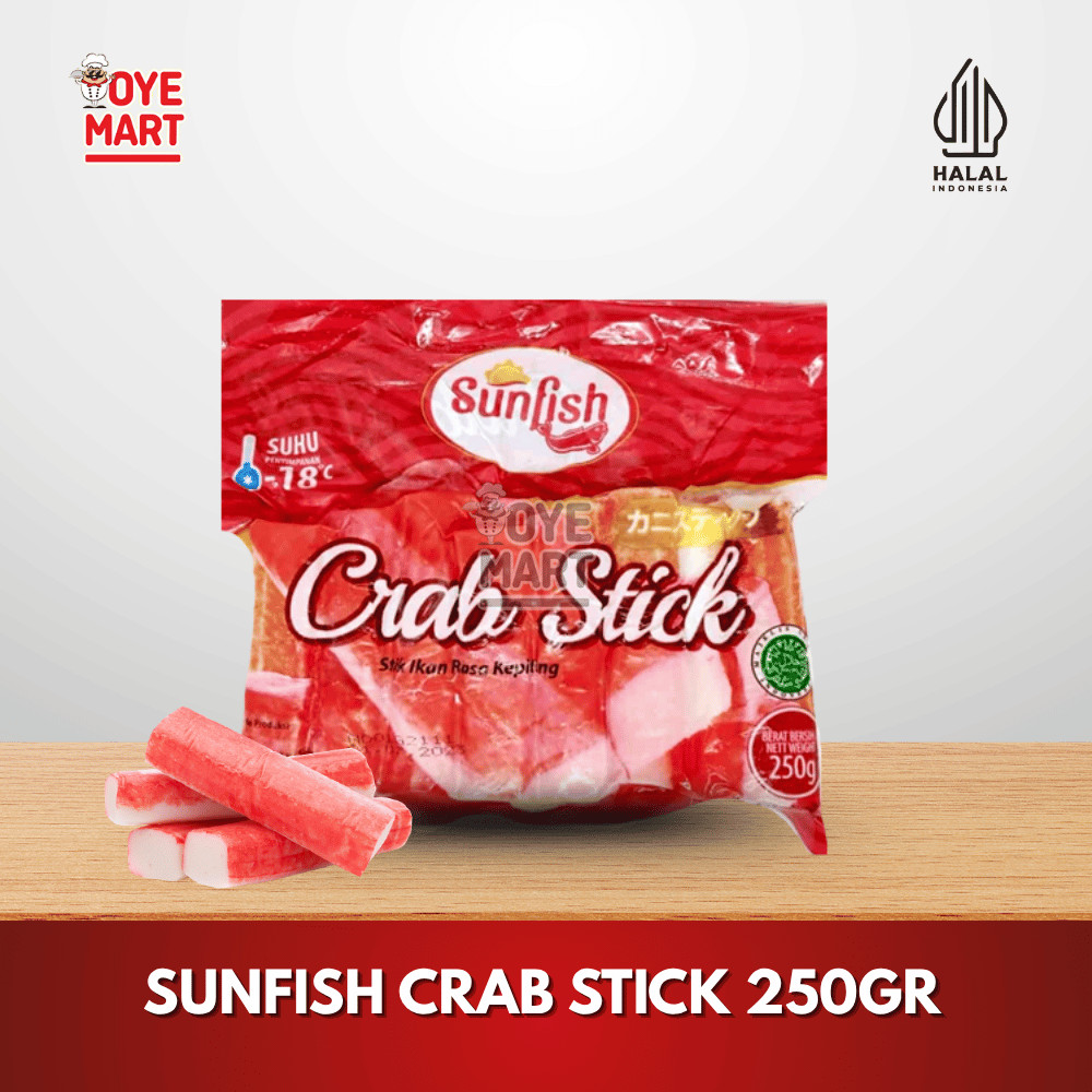 

SUNFISH CRAB STICK 250GR OLAHAN IKAN RASA KEPITING BERBENTUK STIK HARGA PROMO SUKIYAKI/STEAMBOAT