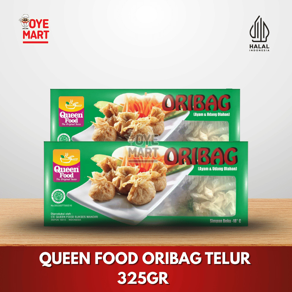 

QUEEN FOOD ORIBAG TELUR PUYUH 325GR