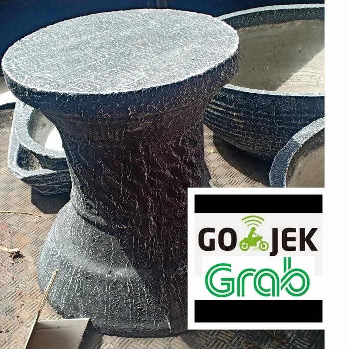 pilar pot - kaki pot minimalis semen - 60cm