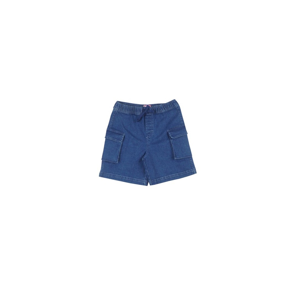 3Second Kids Girl's Short Cargo Pants Denim Aamon H100224
