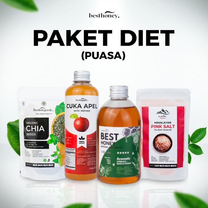 

Best Honey Paket Diet Detoks Cuka Apel Original Organik Chia Seed Madu Aromatic Asli Himalayan Salt Paket Diet Puasa