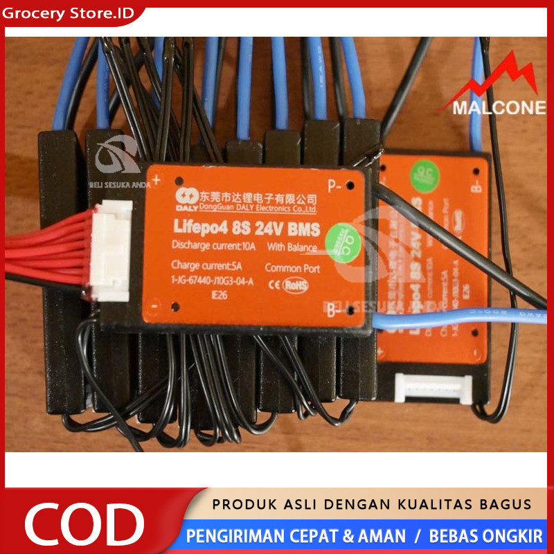 WATERPROOF Daly Bms Lpo4  BMS Baterai Lithium Iron Phospate Lifepo4 4S 12V DALY 200Ah/ BMS LiFePO4 4