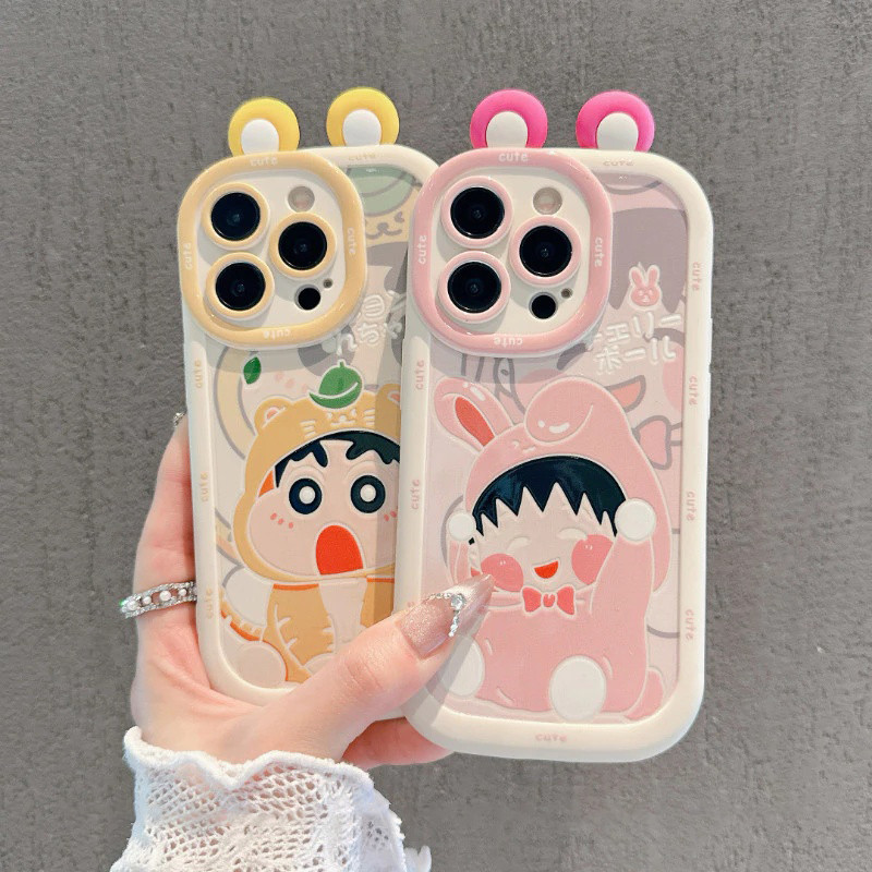Untuk Case OPPO A16 A18 A3S A60 A5S A5 2020 A12 A38 A1K A92 A9 2020 A78 Reno 5F A7 A58 4G A74 4G A79