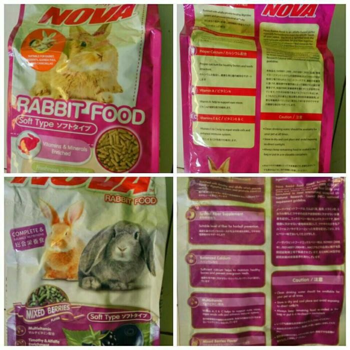 pakan kelinci NOVA 1kg
