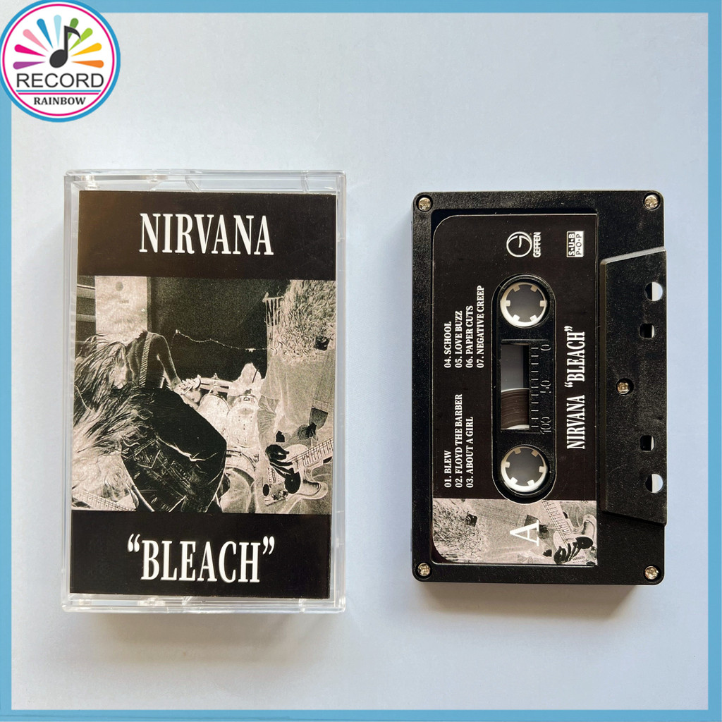Kaset Pita Nirvana Bleach Cassette Tape [Tersegel] Terbaru