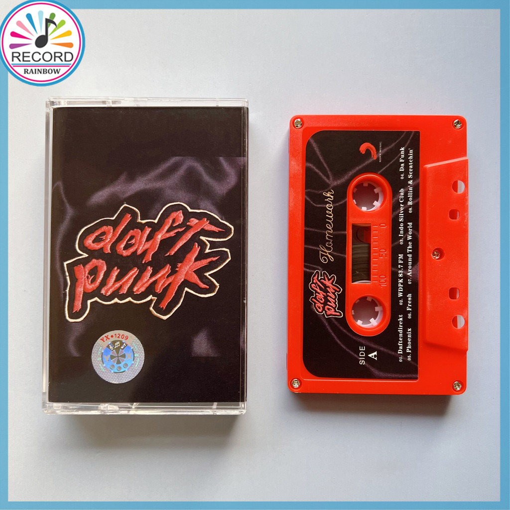 Kaset Pita Daft Punk Homework Cassette Tape [Tersegel] Terbaru