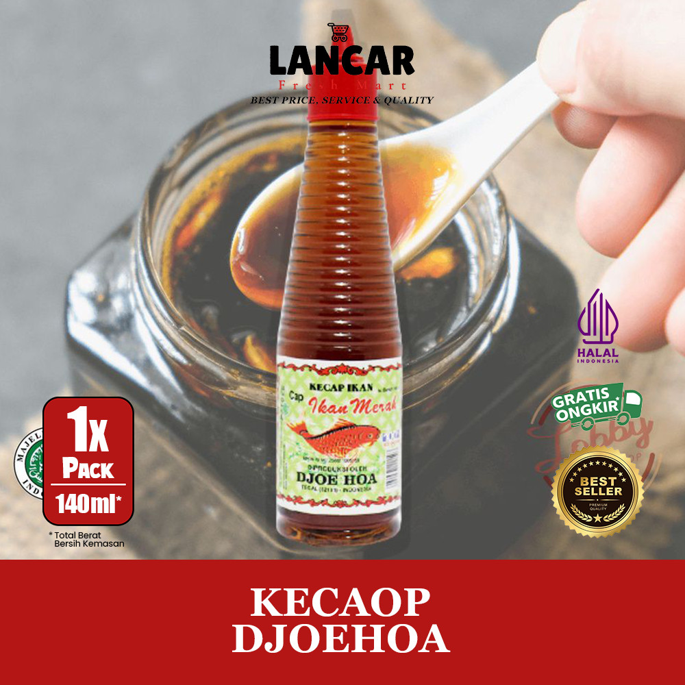 

KECAP IKAN DJOE HOA 140ML/KECAP IKAN CAP IKAN MERAH DJOE HA 140ML