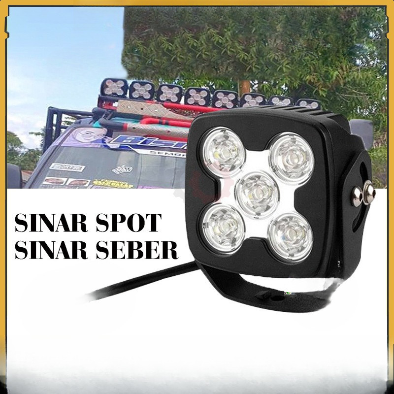 50 Watt 100% ORI Lampu volvo alat berat Sorot Heavy Duty Offroad Tembak dotrek mobil volt truk Balak