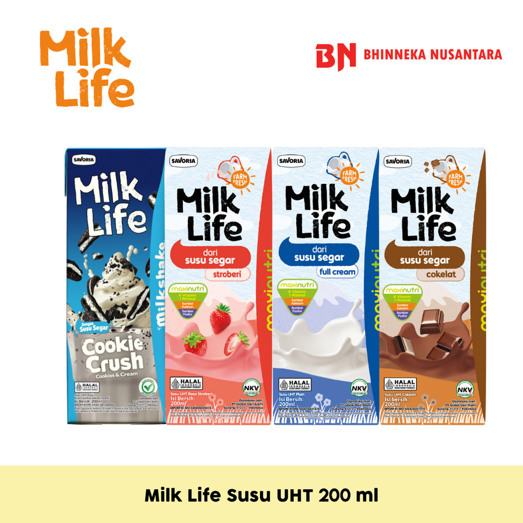 

Milklife Susu UHT 200ml