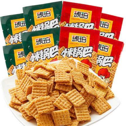 

琥珀小米锅巴 22g HUPO rice crust rice creaker cemilan jadul china guoba