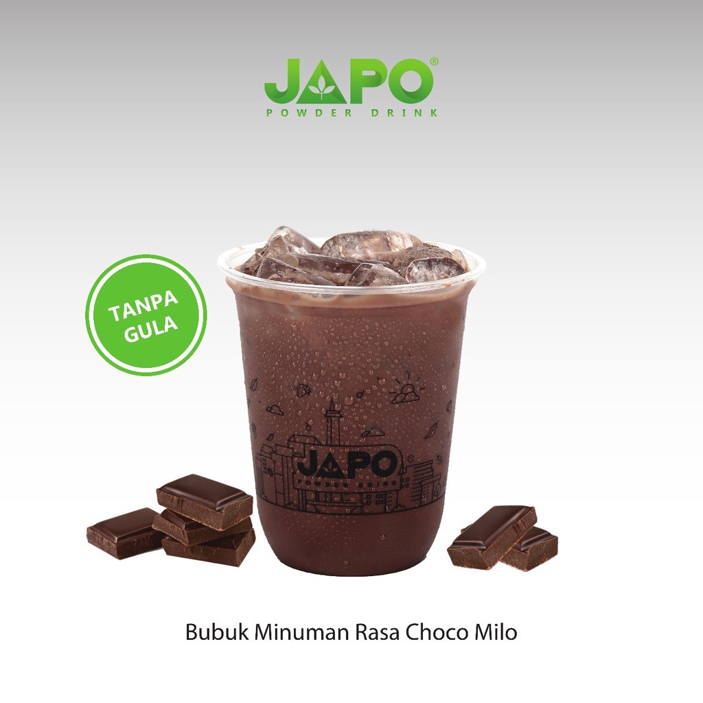 

JAPO Bubuk Minuman Choco Malt Plain 1 kg