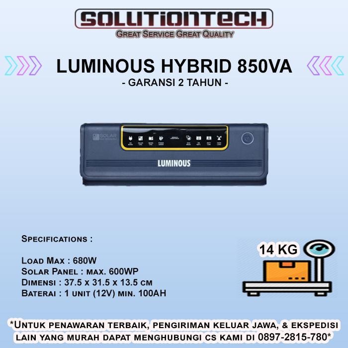 LUMINOUS INVERTER HYBRID 850VA PURE SINE WAVE UPS