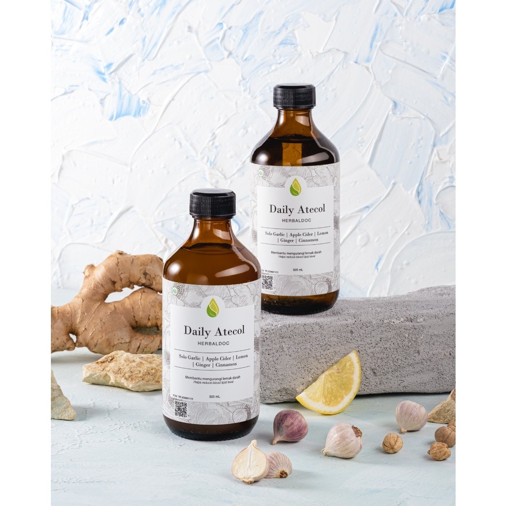 

Herbaldoc - Promo Bundling 2 Daily Atecol (Jamu Herbal Jus Bawang Putih Tunggal With Cinnamon Dll)