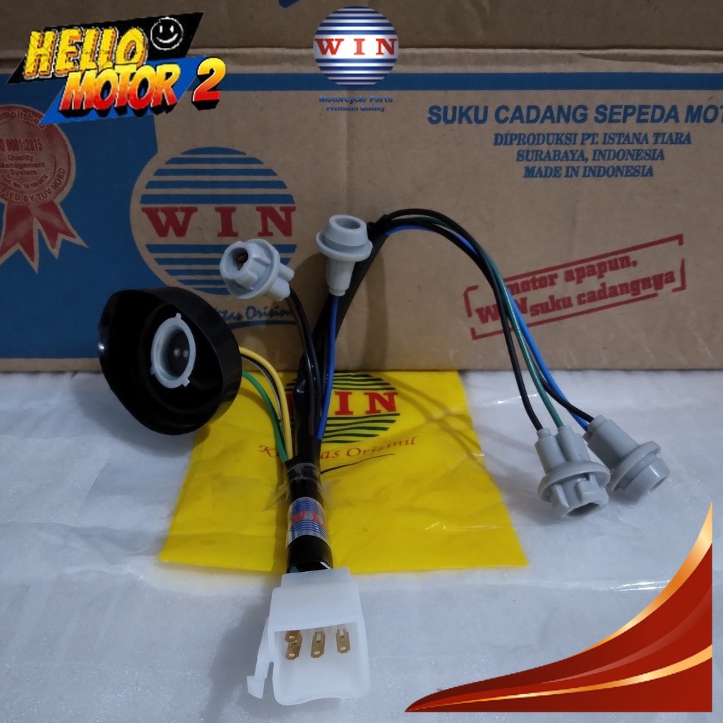 Fitting Lampu Mio 125 M3 2014 2015 2016 2017 2018 2019 WIN | cop fiting piting peteng motor injeksi 