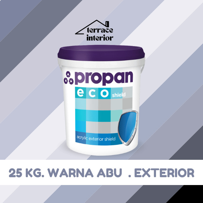 Cat Tembok Exterior Propan Eco Shield  Warna Abu 25 Kg