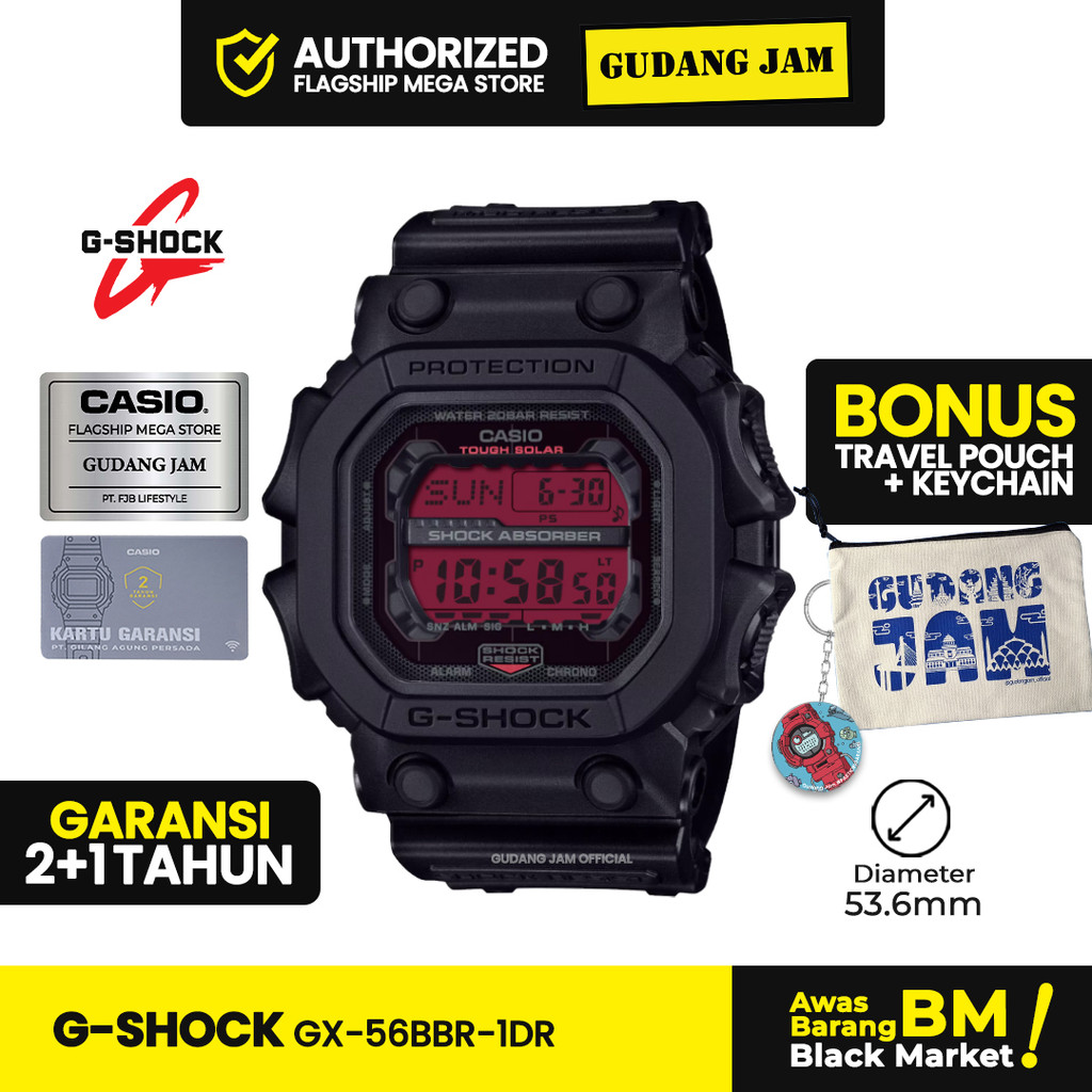 Jam Tangan G-Shock Pria GX-56BBR-1DR GX-56BBR-1D GX-56BBR GX56BBR Digital