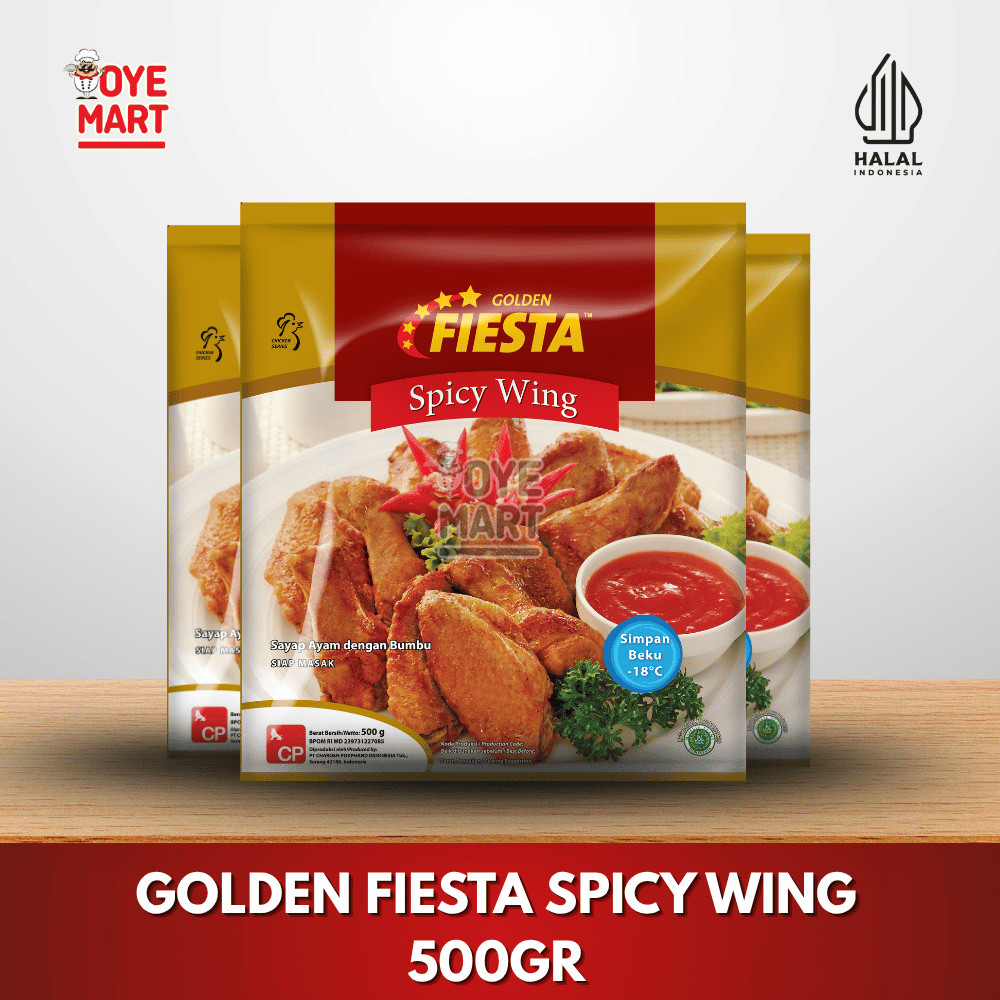 

GOLDEN FIESTA SPICY WING 500GR