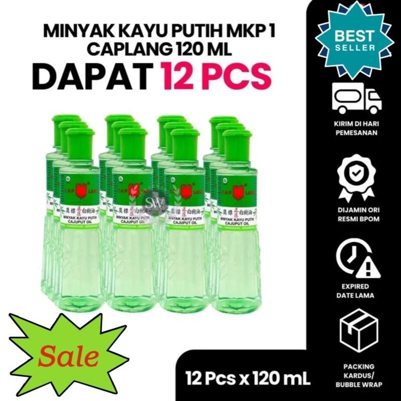 Paket 1lusin caplang mkp 120ml | minyak kayu putih